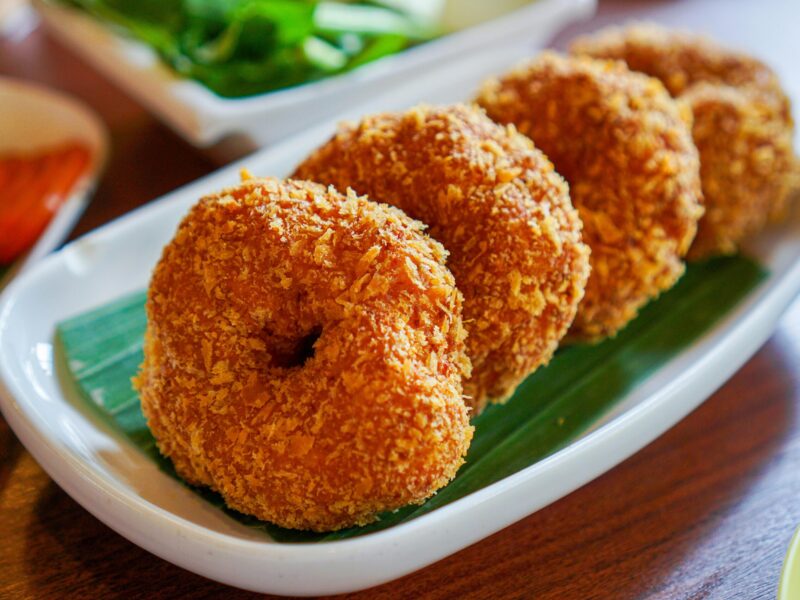 Deep-fried prawn cakes (5 pcs)